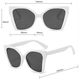 Techsuit Ochelari de Soare pentru Femei - Techsuit Non-Polarized (5335) - White / Gray 5949419148895 έως 12 άτοκες Δόσεις