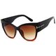 Techsuit Ochelari de Soare pentru Femei - Techsuit Non-Polarized (9778) - Black / Brown 5949419148826 έως 12 άτοκες Δόσεις