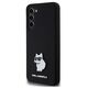 Original Case SAMSUNG GALAXY S24+ Karl Lagerfeld Silicone Choupette Metal Pin (KLHCS24MSMHCNPK) black 3666339259181