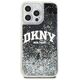 Original Case IPHONE 14 PRO MAX DKNY Hardcase Liquid Glitter Big Logo (DKHCP14XLBNAEK) black 3666339270742