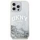 Original Case APPLE IPHONE 15 PRO MAX DKNY Hardcase Liquid Glitter Big Logo (DKHCP15XLBNAET) white 3666339270926