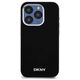 Original Case APPLE IPHONE 15 PRO DKNY Hardcase Liquid Silicone Small Metal Logo MagSafe (DKHMP15LSMCHLK) black 3666339265731