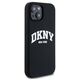 Original Case IPHONE 14 PLUS / 15 PLUS DKNY Hardcase Liquid Silicone White Printed Logo MagSafe (DKHMP15MSNYACH) black 3666339266707