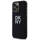 Original Case APPLE IPHONE 15 PRO DKNY Hardcase Liquid Silicone Metal Logo (DKHCP15LSMCBSK) black 3666339265311