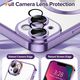 Techsuit Husa pentru iPhone 13 - Techsuit Luxury Crystal MagSafe - Light Purple 5949419137264 έως 12 άτοκες Δόσεις