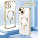 Techsuit Husa pentru iPhone 13 - Techsuit Luxury Crystal MagSafe - Gold 5949419137271 έως 12 άτοκες Δόσεις