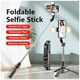 Techsuit Stable Selfie Stick with Tripod and Light, 116cm - Techsuit (L13d) - Black 5949419122604 έως 12 άτοκες Δόσεις