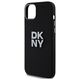 DKNY case for iPhone 15 6,1&quot; DKHCP15SSMCBSK black HC silicone w stack metal logo 3666339265298