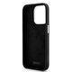 DKNY case for iPhone 15 Pro 6,1&quot; DKHMP15LSMCHLK black HC Magsafe silicone w horizontal metal logo 3666339265731