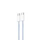 Devia cable Smart EC325 PD USB-C - USB-C 1,0 m 60W 3A blue 6942297106161