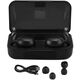 Wireless in-ear headphones Bluetooth 5.0 HF TWS F9-5 with display black 5904161115007