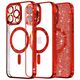 Techsuit Case for iPhone 12 Pro - Techsuit Luxury Glitter MagSafe - Red 5949419133921 έως 12 άτοκες Δόσεις