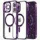 Techsuit Case for iPhone 14 Pro Max - Techsuit Luxury Glitter MagSafe - Deep Purple 5949419133044 έως 12 άτοκες Δόσεις