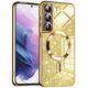 Techsuit Case for Samsung Galaxy S22 5G - Techsuit Luxury Glitter MagSafe - Gold 5949419132078 έως 12 άτοκες Δόσεις