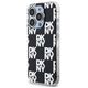 DKNY case for iPhone 15 Pro 6,1&quot; DKHCP15LHDLCEK black HC PC TPU checkered pattern 3666339268251