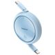 Baseus Cablu de Date Type-C la Type-C, 100W, 1m - Baseus Free2Draw Mini (P10364500311-00) - Galaxy Blue 6932172647513 έως 12 άτοκες Δόσεις