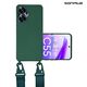 Θήκη Σιλικόνης με Strap CarryHang Sonique Realme C55 Πράσινο Σκούρο - Sonique - Πράσινο Σκούρο - Realme C55