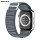 Λουράκι Nylon Alpine Loop Band Sonique για Apple Watch (42/44/45/49MM) Σκούρο Γκρι - Sonique - Σκούρο Γκρι