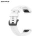 Λουράκι Σιλικόνης Stripe Dot Band Sonique 20mm για Garmin Fenix 7S/5S/5S Plus/6S/6S Pro/instinct 2S Λευκό - Sonique - Λευκό - Λουράκια