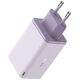 Baseus Incarcator pentru Priza 2x USB, 2x Type-C, 65W + Cablu Type-C la Type-C - Baseus (P10162701533-00) - Purple 6932172644468 έως 12 άτοκες Δόσεις