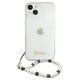 Original Case IPHONE 13 MINI Guess Hardcase White Pearl (GUHCP13SKPSWH) transparent 3666339025236