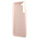 Original Case SAMSUNG GALAXY S22+ PLUS Guess Hardcase Silicone Script Metal Logo (GUHCS22MLSLMGPP) light pink 3666339042455