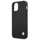 Original Case IPHONE 12 / 12 PRO BMW Hardcase Leather Deboss (BMHCP12MRCDPK) black 3666339010751