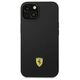 Original Case IPHONE 14 PLUS Ferrari Hardcase Silicone Metal Logo black 3666339063214