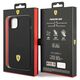 Original Case IPHONE 14 PLUS Ferrari Hardcase Silicone Metal Logo black 3666339063214