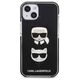 Original Case IPHONE 13 MINI Karl Lagerfeld Hardcase Karl&Choupette Head black 3666339048648