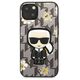 Original Case IPHONE 13 MINI Karl Lagerfeld Flower Ikonik Karl (KLHCP13SPMNFIK1) gray 3666339049447