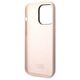 Original Case IPHONE 14 PRO MAX Karl Lagerfeld Hardcase Silicone Ikonik (KLHCP14XSNIKBCP) pink 3666339098643