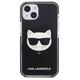 Original Case IPHONE 13 MINI Karl Lagerfeld Hardcase Choupette Head black 3666339048488