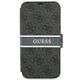 Original Case IPHONE 13 MINI Guess Book 4G Stripe (GUBKP13S4GDGR) gray 3666339032081