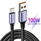 Techsuit USB to Type-C Data Cable, Super Fast Charging, 100W, 480Mbps, 6A - Techsuit (PCB018) - Black 5949419193482 έως 12 άτοκες Δόσεις