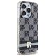 Original Case IPHONE 14 PRO MAX DKNY Hardcase IML Checkered Mono Pattern & Printed Stripes MagSafe (DKHMP14XHCPTSK) black 3666339269340