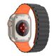 Strap for APPLE WATCH 4 / 5 / 6 / 7 / 8 / 9 / SE / ULTRA 1 / 2 (42 / 44 / 45 / 49 MM) Tech-Protect Iconband Magnetic black & orange 5906302309627