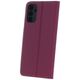 Smart Soft Samsung A356 Galaxy A35 5G oldalra nyíló mágneses könyv tok szilikon belsővel burgundy 5907457723658