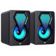 Havit SK210mini PRO computer speakers 2.0 RGB (black) 6939119040260