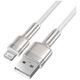 USB cable for Lightning Baseus Cafule, 2.4A, 1m (white) 6953156202252