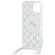 Original Case IPHONE 13 / 14 / 15 Karl Lagerfeld Hardcase Liquid Glitter Karl Head MagSafe (KLHMP15SHCKCKLCT) transparent 3666339286842