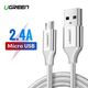 UGREEN micro USB Cable QC 3.0 2.4A 2m (White) 6957303861538