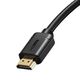 Baseus 2x HDMI 2.0 4K 30Hz Cable, 3D, HDR, 18Gbps, 5m (black) 6953156222540