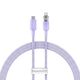 Fast Charging cable Baseus USB-C to Lightning  Explorer Series 1m, 20W (purple) 6932172629045