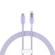 Fast Charging cable Baseus USB-C to Lightning  Explorer Series 1m, 20W (purple) 6932172629045