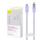 Fast Charging cable Baseus USB-C to Lightning  Explorer Series 2m, 20W (purple) 6932172629083