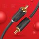 UGREEN 2RCA (Cinch) to 2RCA (Cinch) Cable 5m (black) 6957303815203