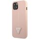 Original Case IPHONE 14 PLUS Guess Hardcase Saffianotriangle Logo (GUHCP14MPSATLP) pink 3666339065492