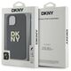 Original Case APPLE IPHONE 15 PLUS DKNY Hardcase Wrist Strap Stock Logo (DKHCP15MPBSWSK) black 3666339264741