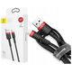 Baseus Cafule USB Lightning Cable 1,5A 2m (Black+Red) 6953156275027